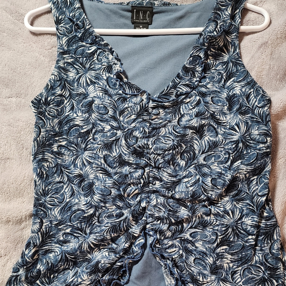 INC sleeveless top